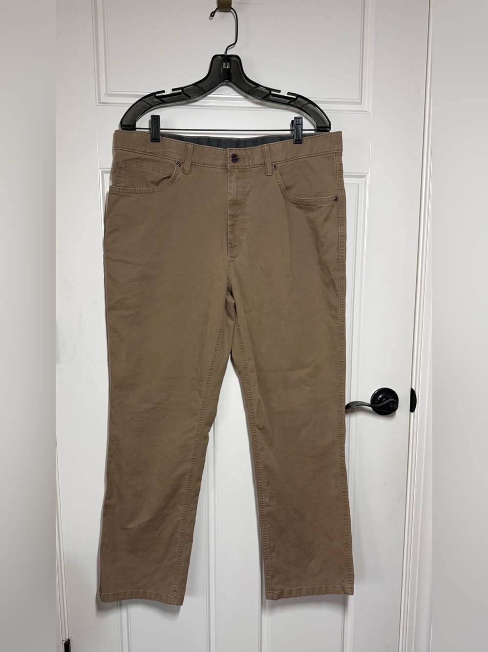 Roundtree & Yorke 36x30 Straight  5pocket Casual Men’s Brown Chino Pants